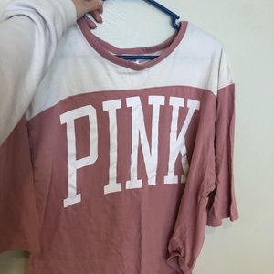 VS PINK CREW NECK